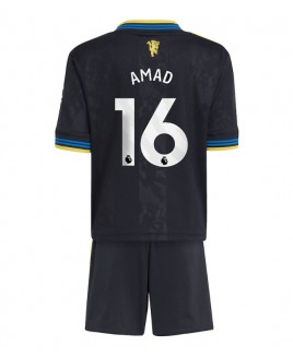Günstige Manchester United Amad Diallo #16 3rd trikot Kinder 2025-26 Kurzarm (+ Kurze Hosen)